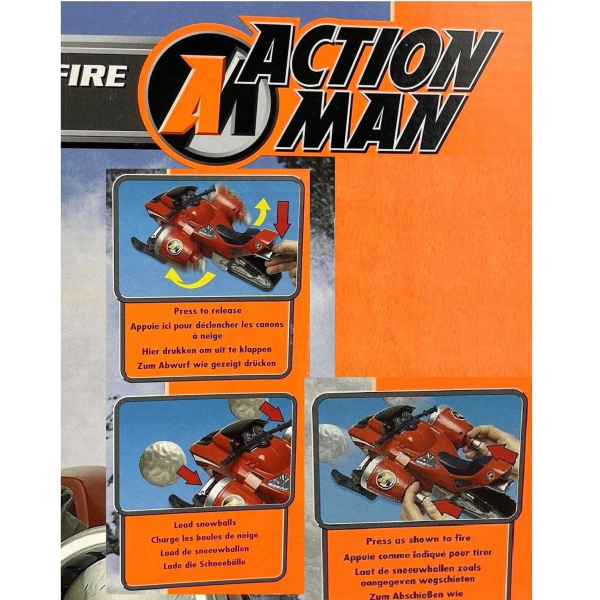 Action Man Polar Scooter 2001 Hasbro OVP | Sammlerzustand | Hoppla-Stuff